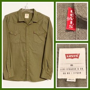 Levi’s Western Relaxed Button Down Shirt XXL